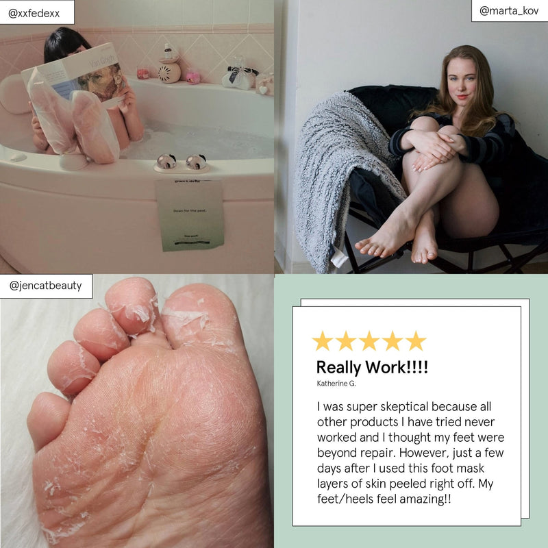 Down For The Peel Dr Pedicure Foot Peeling Mask By Grace Stella