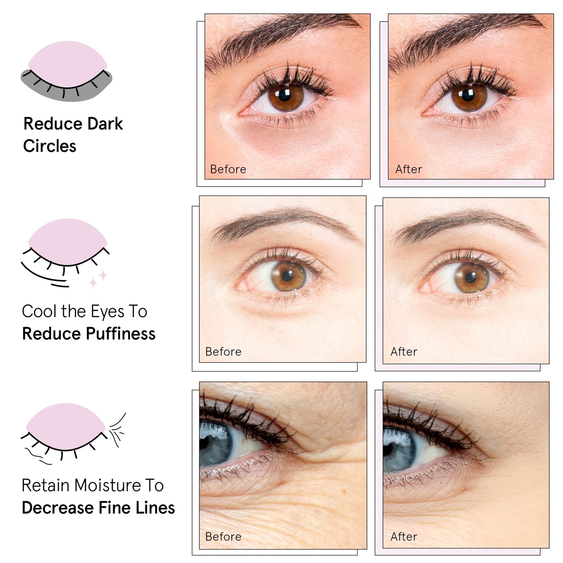 'Everything Is Better In Pink' Collagen-Boosting Pink Eye Masks by ...