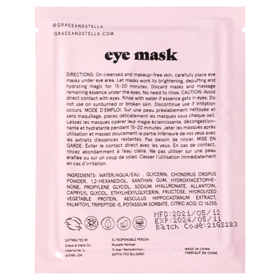 'Everything Is Better In Pink' Collagen-Boosting Pink Eye Masks by ...