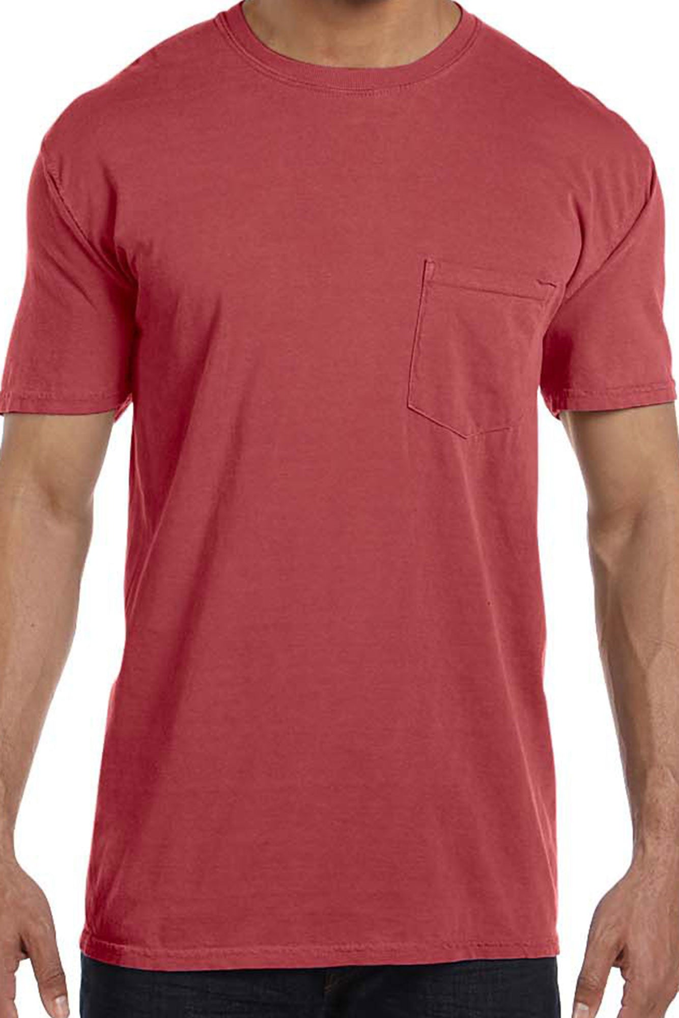 red comfort colors shirt