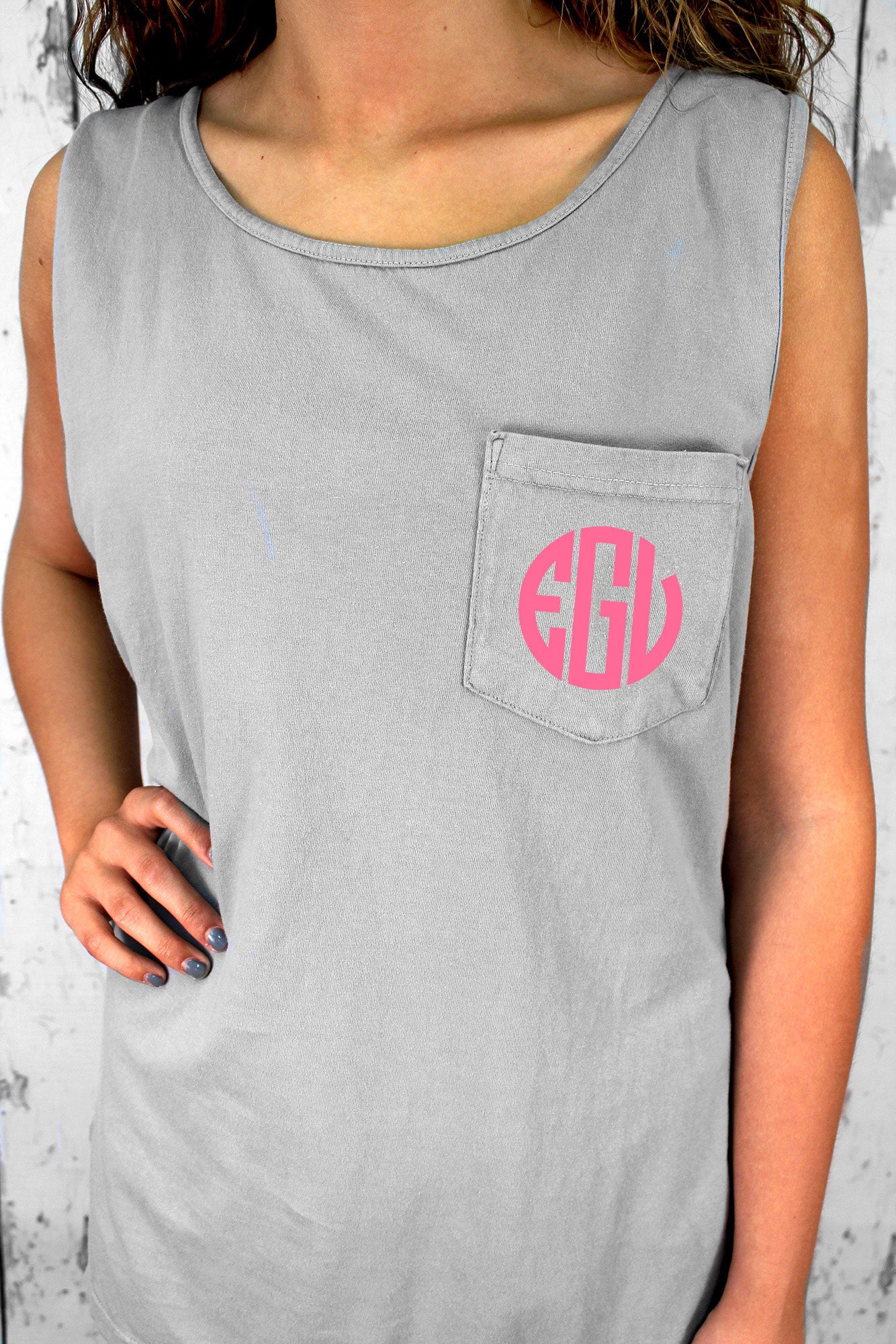 comfort colors pocket tank