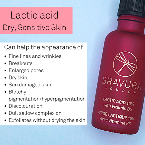 Lactic acid peel 