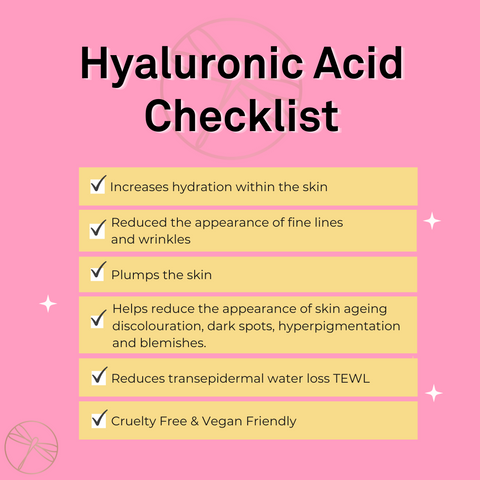Hyaluronic acid tips