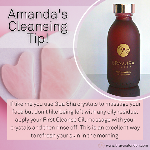 Tip for oil cleansing