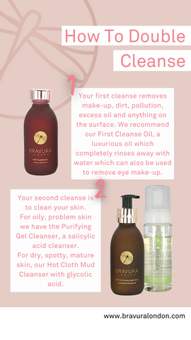 How to double cleanse