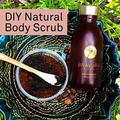 how to make a natural body scrub