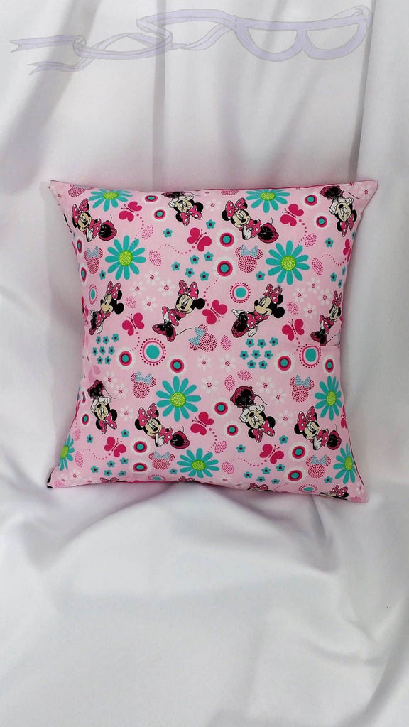 Girls Room Decor Made From Pink And Turquoise Minnie Mouse Fabric
