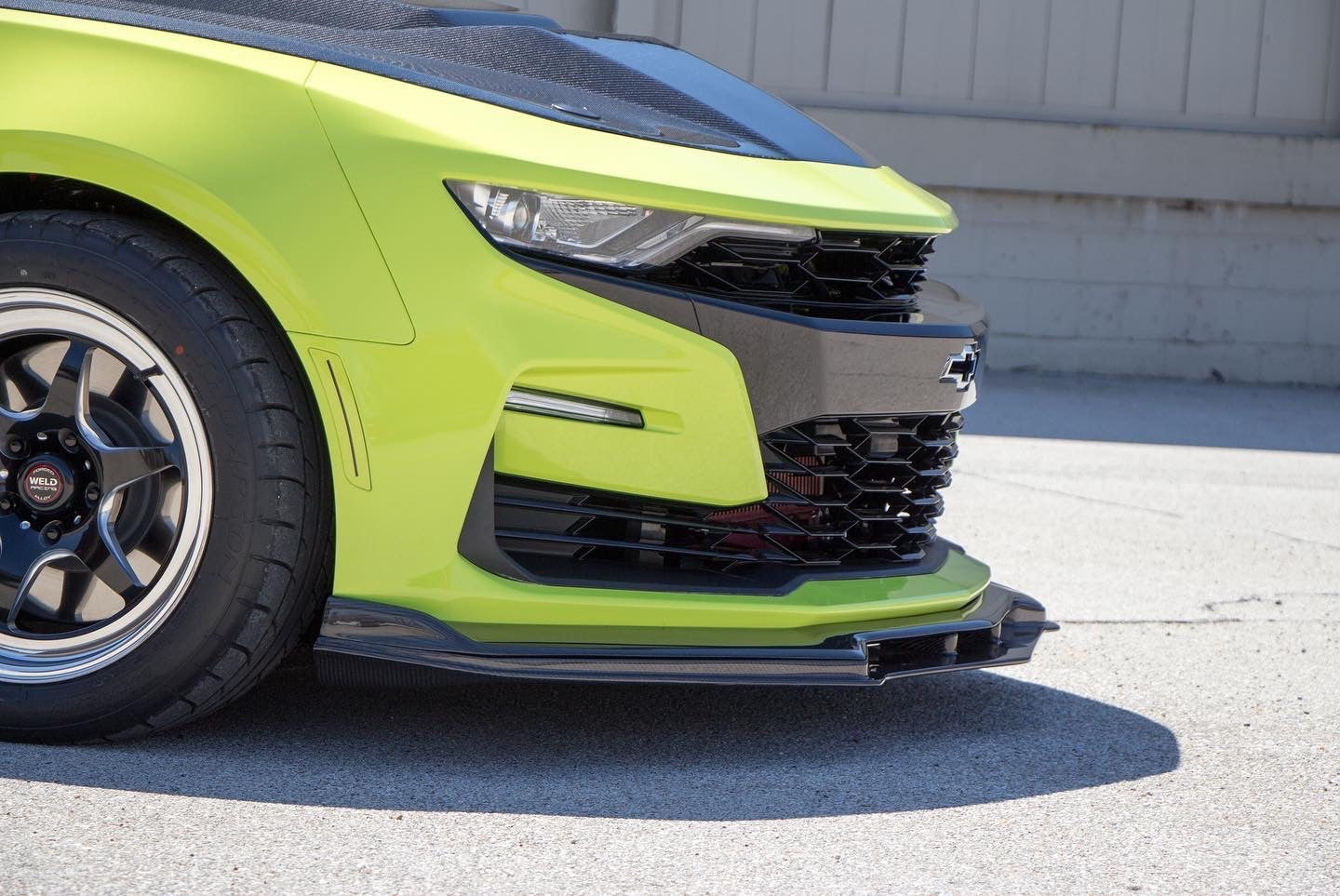 2019 Chevrolet Camaro SS TypeOE Carbon Fiber Upper Front Chin Spoiler
