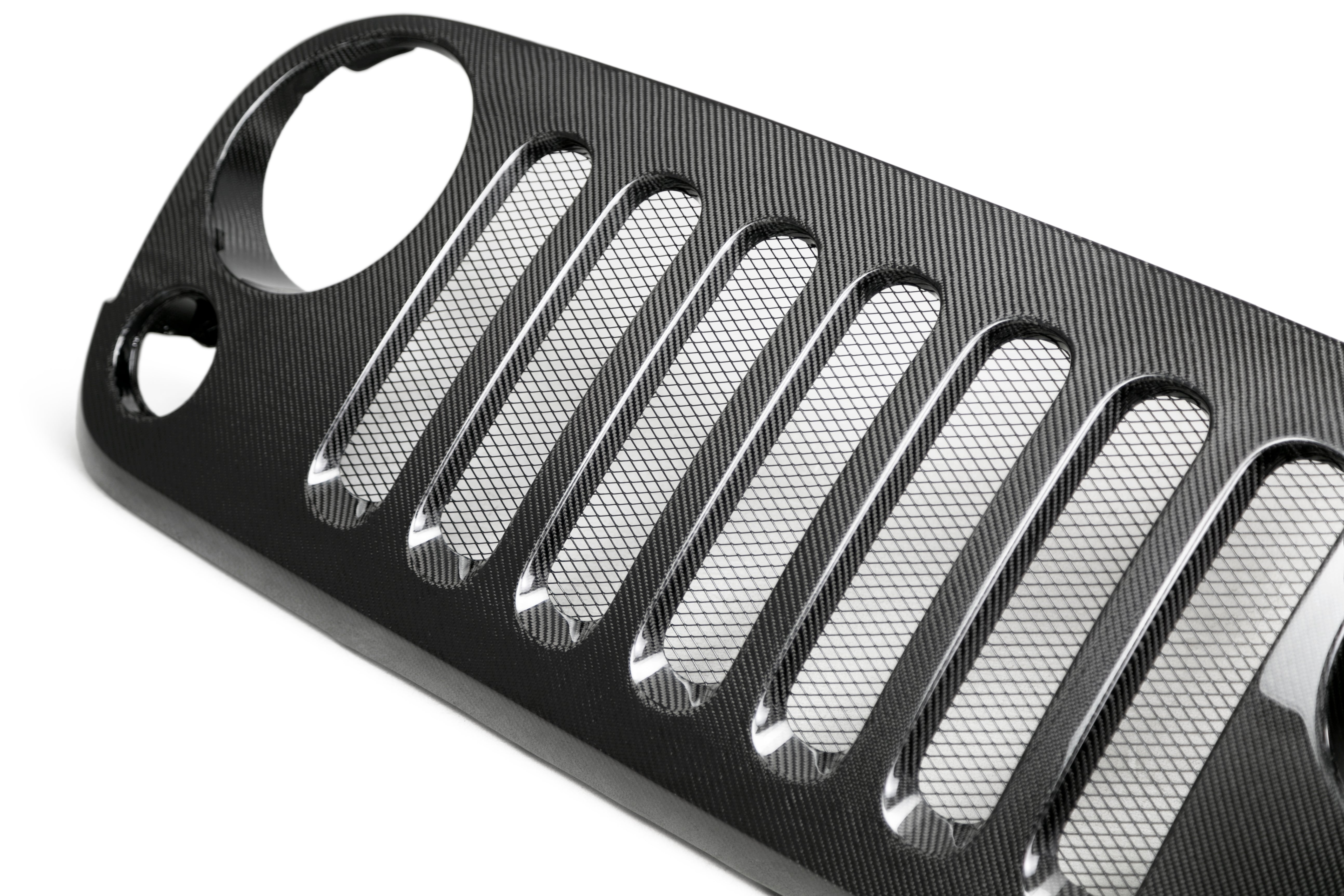 2007 - 2018 Jeep Carbon Fiber Front Grille | Anderson Composites