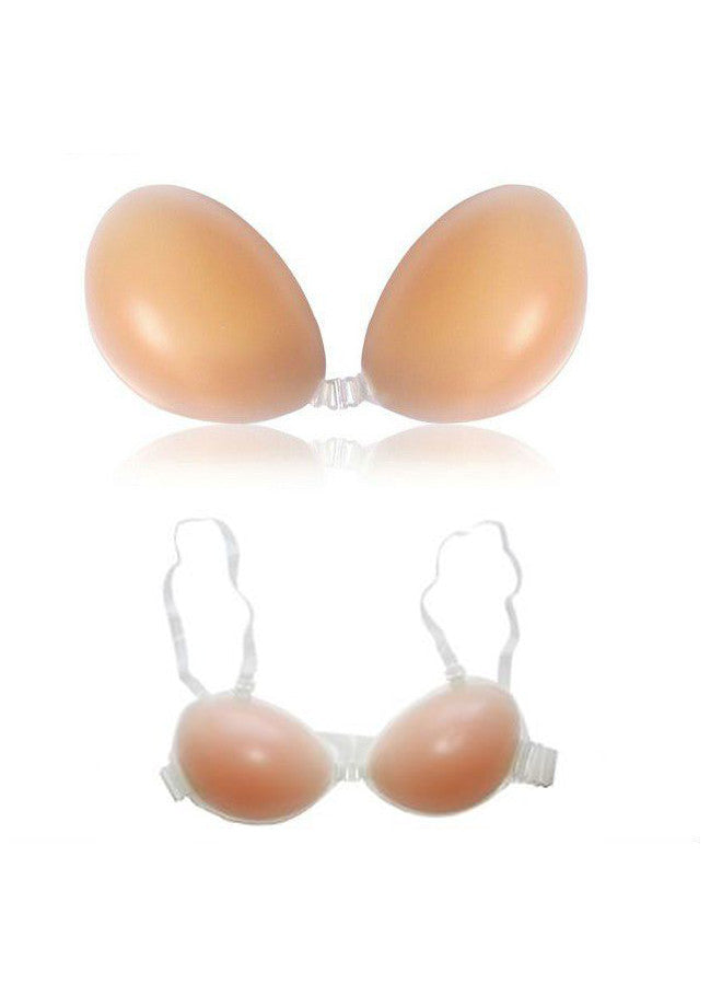 clear silicone bra