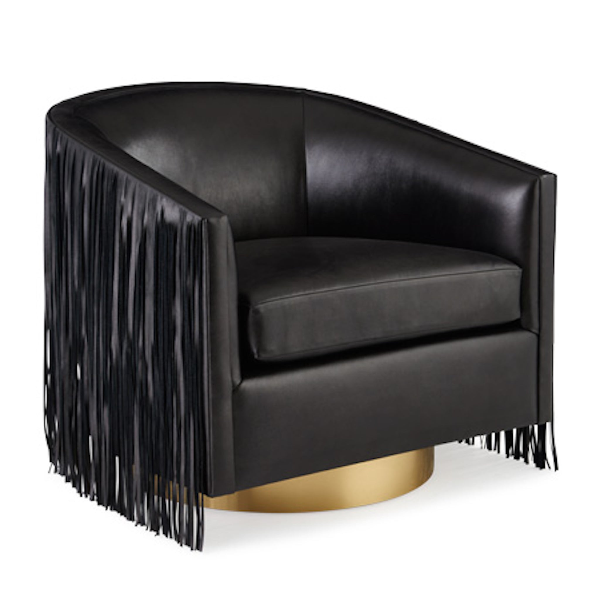 fringe accent chair