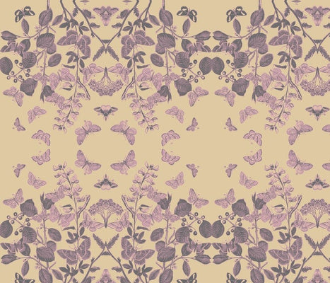 Flutter Wheat Lavender Fabric