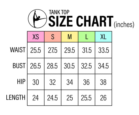 Size Chart (Inches)