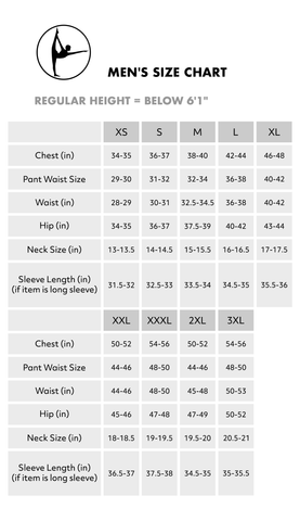 Size Chart - 90 Degree by Reflex Sizing Information