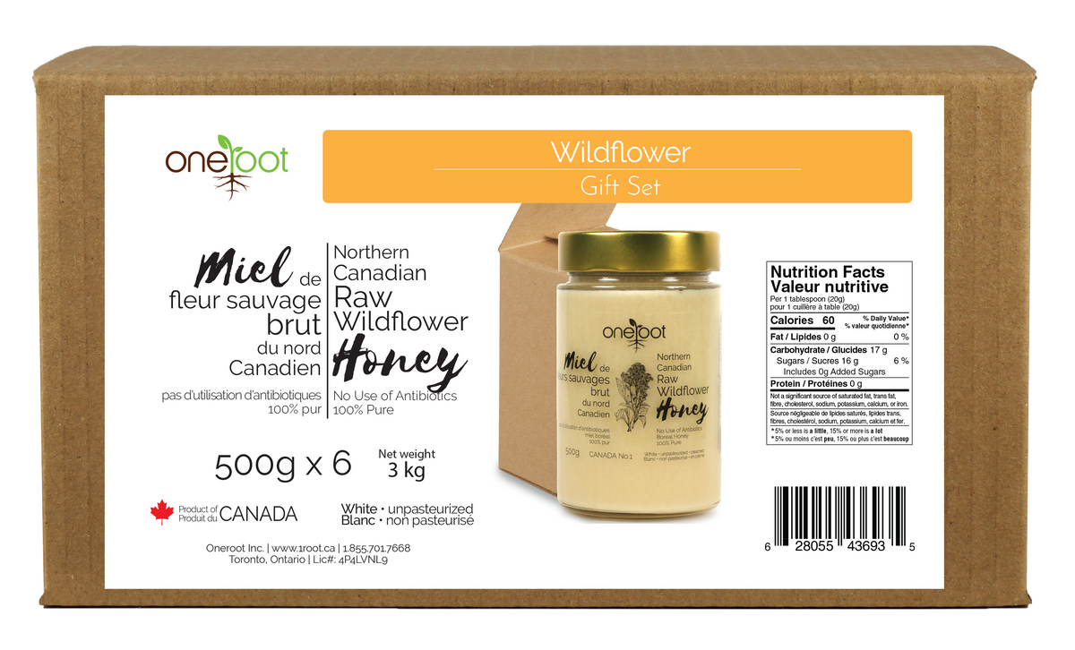 Natural Raw Boreal Forest Wildflower Honey 3kg | Pure Canadian
