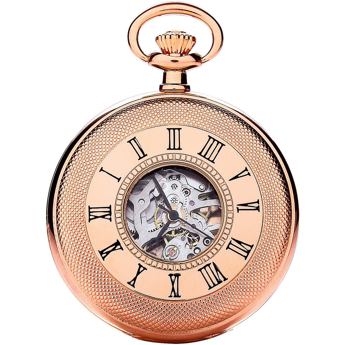 rose gold pocket watch