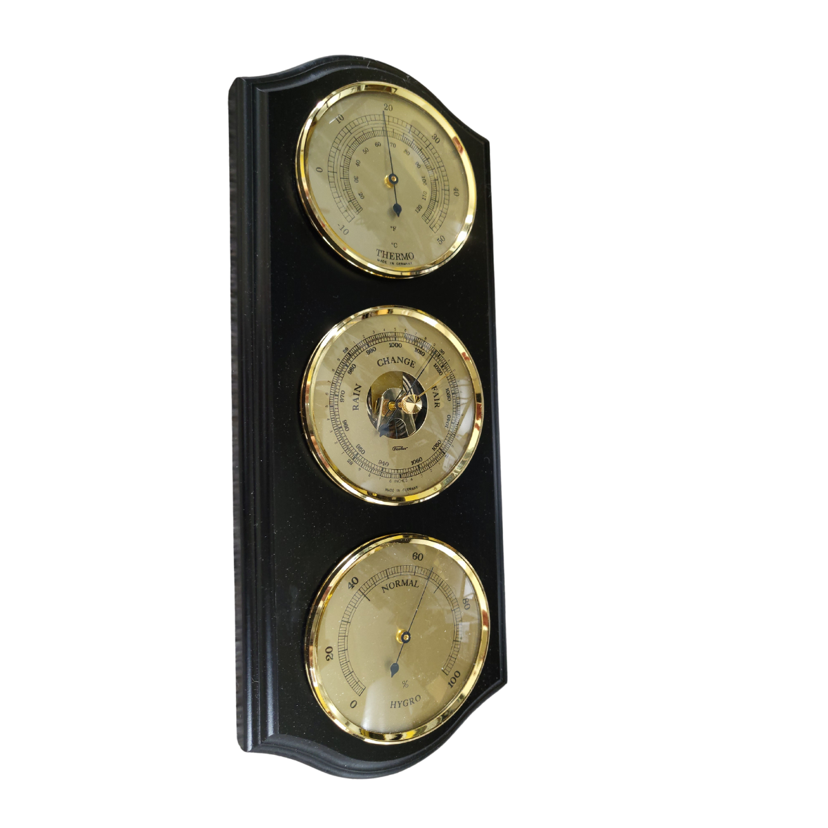 Fischer: 7894, weather station, barometer combined with thermometer and  hygrometer, for indoor use, for wall and table