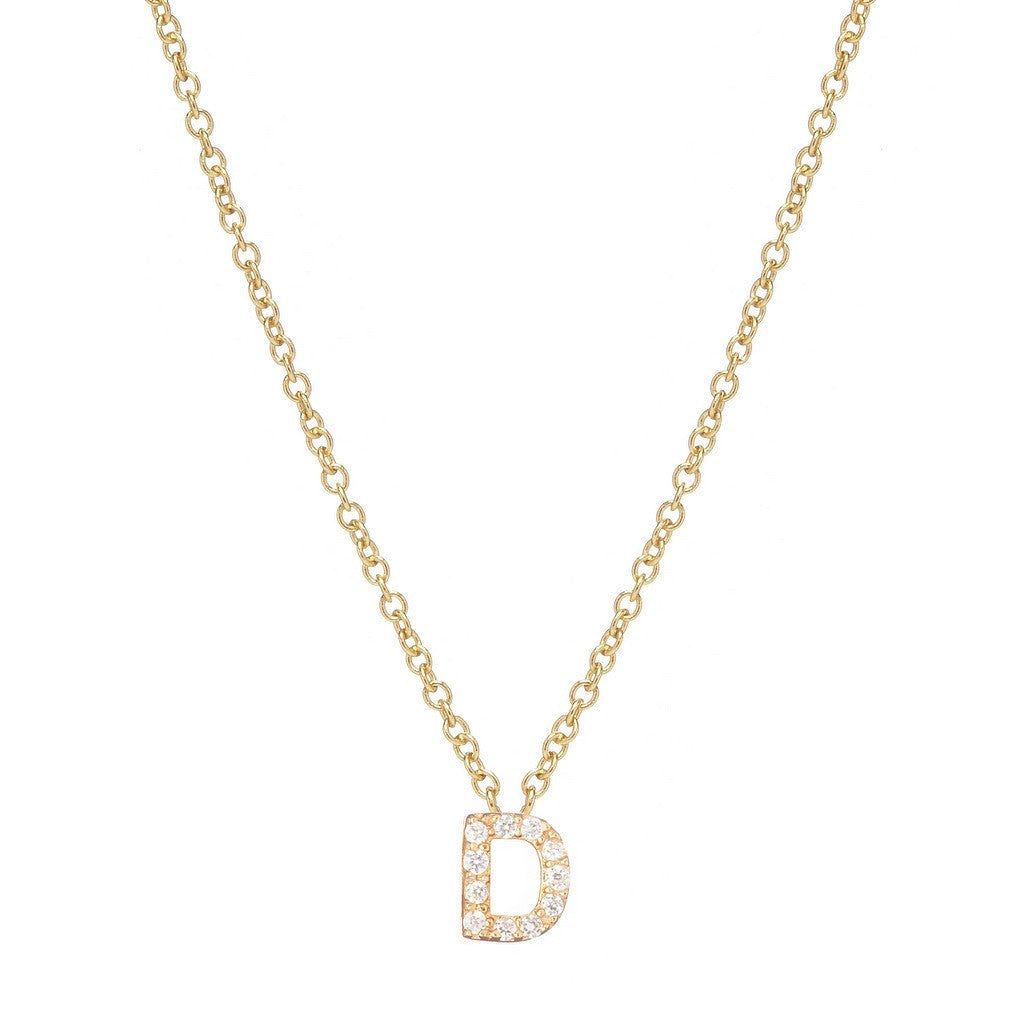 GOLD LOVE LETTER NECKLACE – Sugar Bean Jewelry