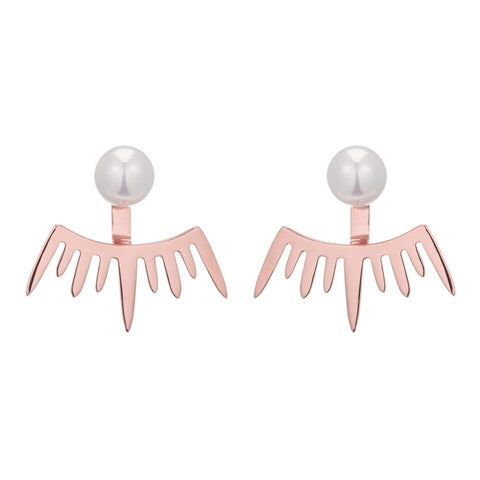 TAILORED CLEO EARRING JACKETS WITH PEARL STUDS