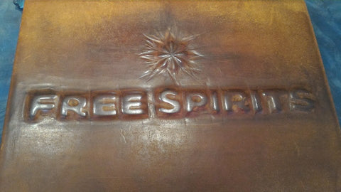 shop sign leather pueblo leather