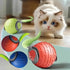 Smart Automatic Cat Toy Ball – USB Rechargeable Interactive Rolling & Bouncing Teaser for Kittens