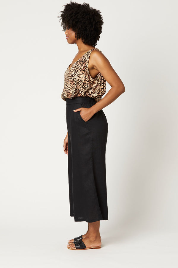 Nala Wide leg swim pants black | ccq.com.sv