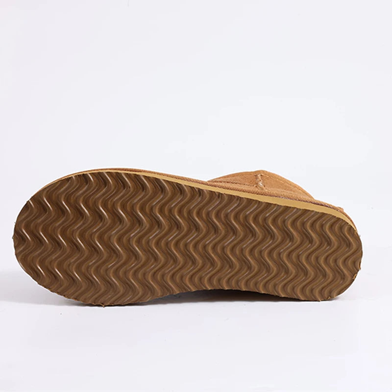 Suede-look materiaal detail dames boots