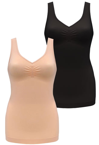 Ultra Light Shaping Curvy Camisole - 2 Pack