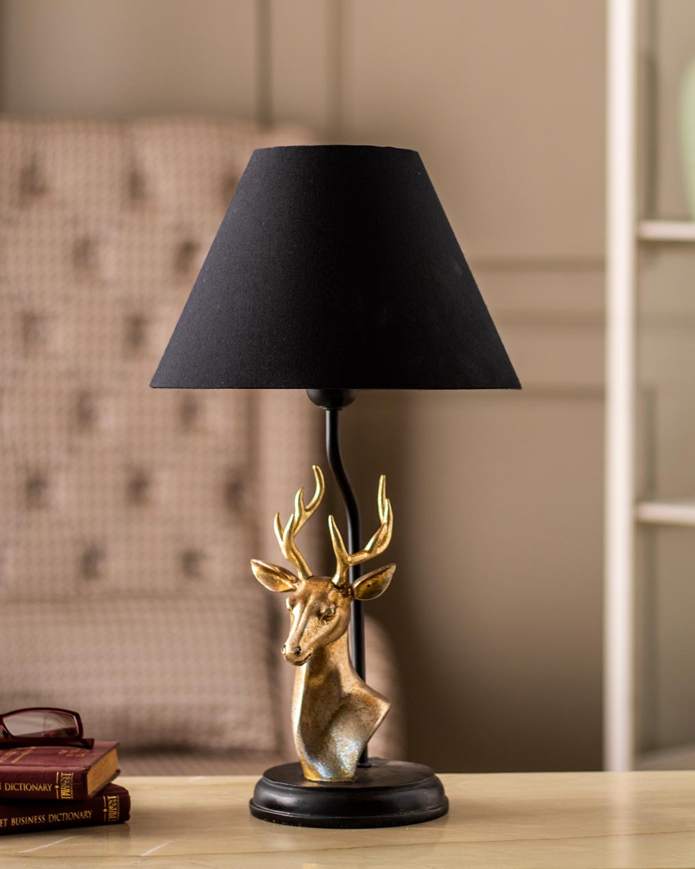 large stag lamp