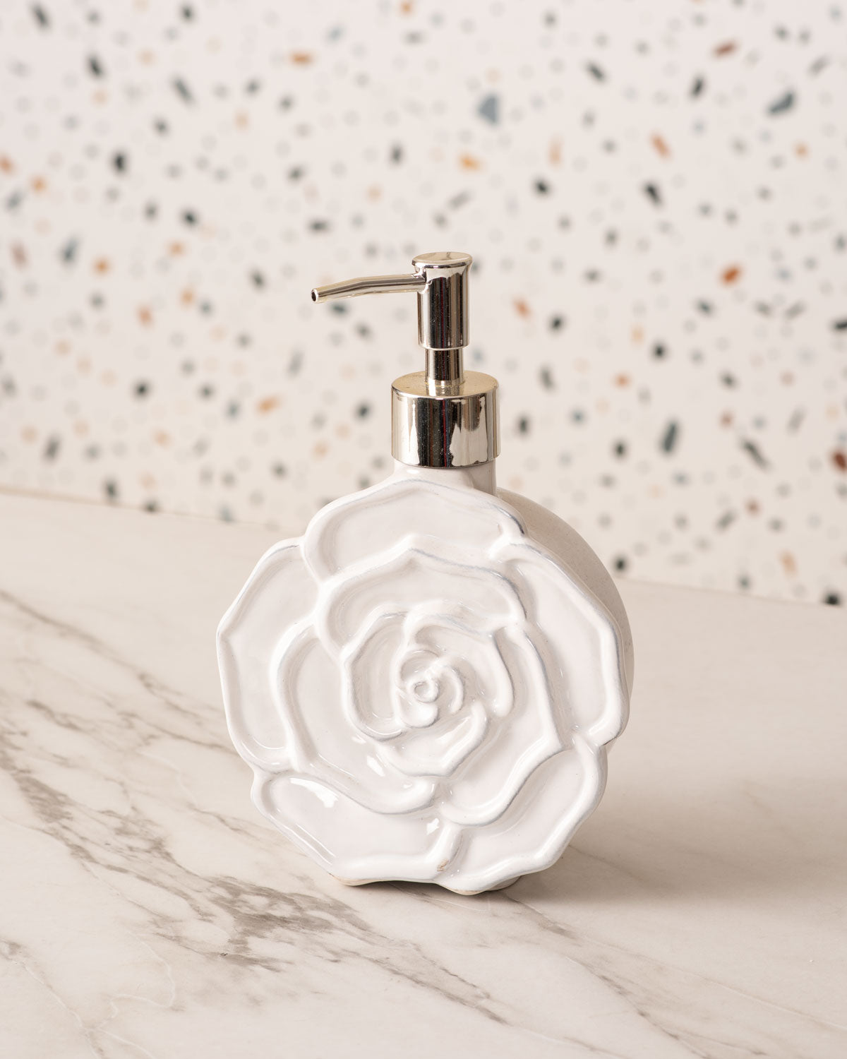 Rosa Soap Dispenser - White