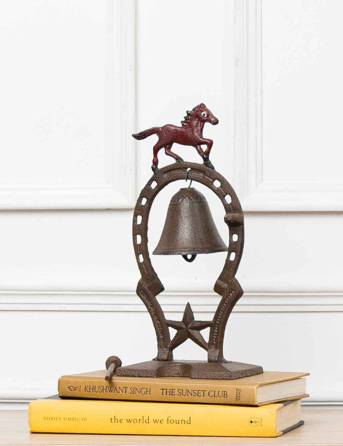 The Entryway Rustic Cast Iron Desk Bell Thedecorkart