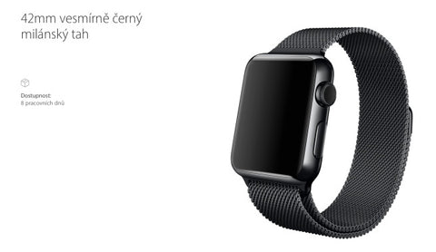 band for Apple Watch have now been removed  Get ready for the Space black Milanese Apple Watch Loop from Apple official