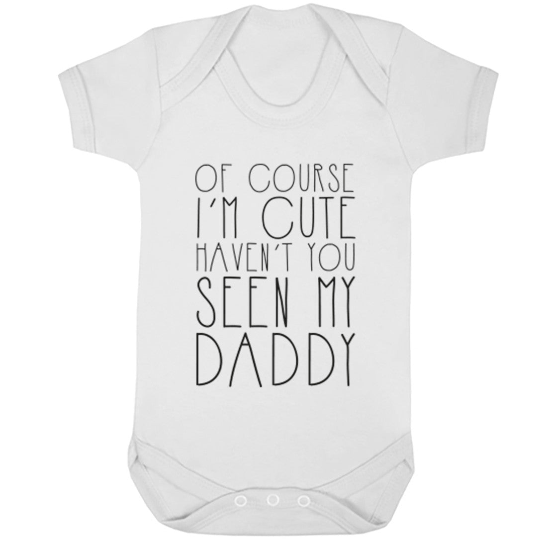 daddy baby vest