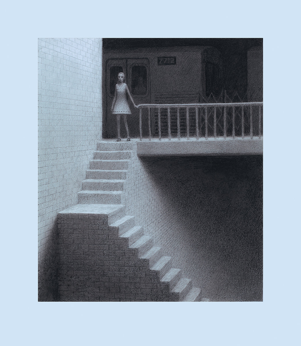 aron wiesenfeld tunnel print blue