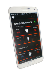 qSmart smartphone app connected with an IQ130