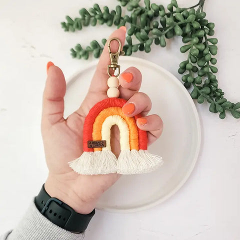 Online) Macrame Keychain — Sunshine Craft Co