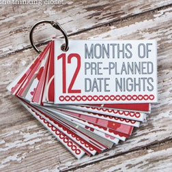12 Months of Pre-Planned Date Nights by The Thinking Closet