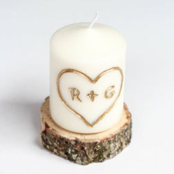 Hello Glow carved love candle tutorial