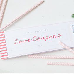 Free printable love coupons from Capturing Joy