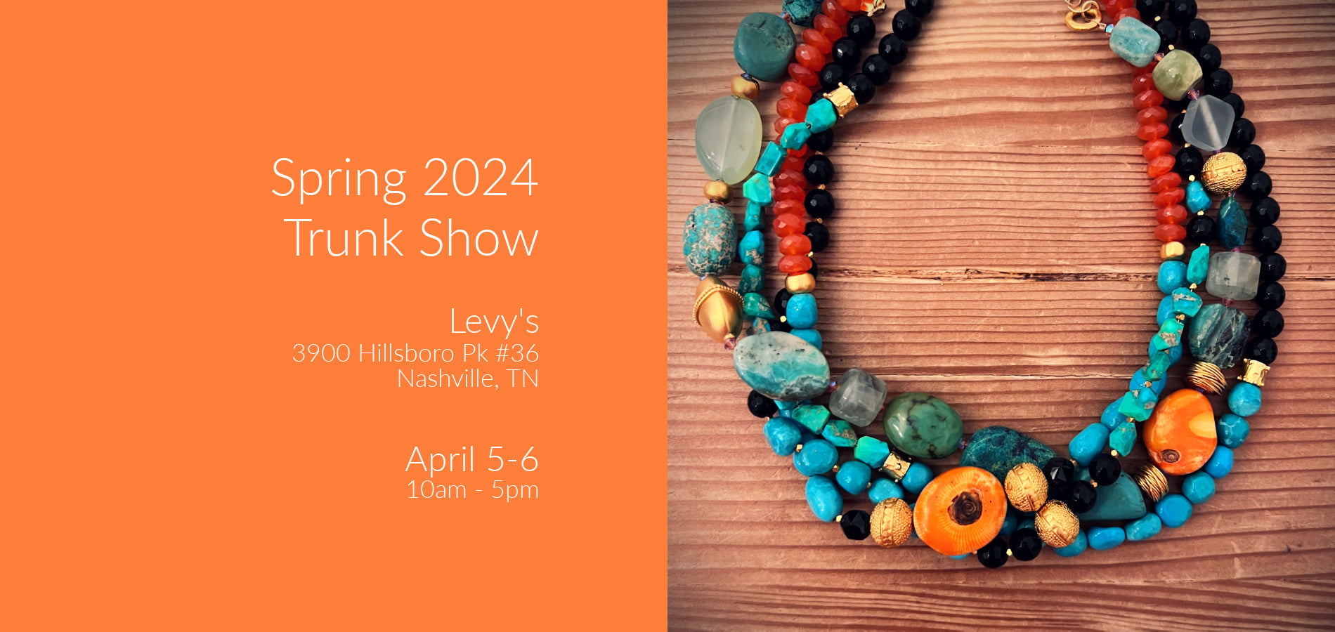 Carol Lipworth Designs Trunk Show at Levy's in Nashville