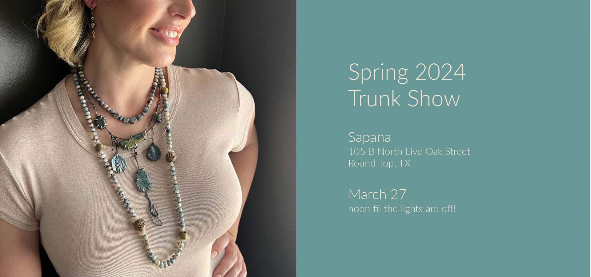 Carol Lipworth Designs Trunk Show Sapana