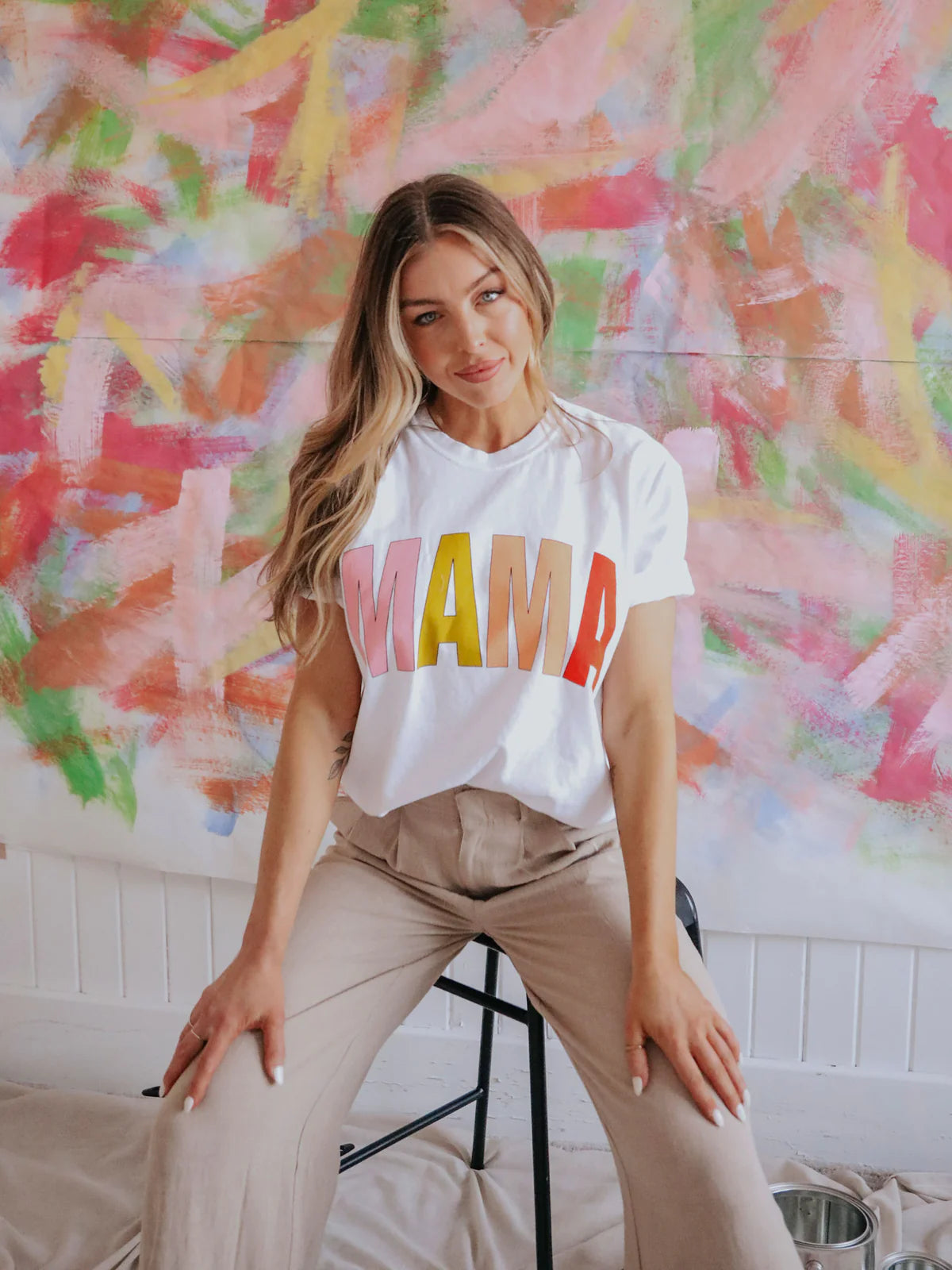 MAMA Rainbow Tee