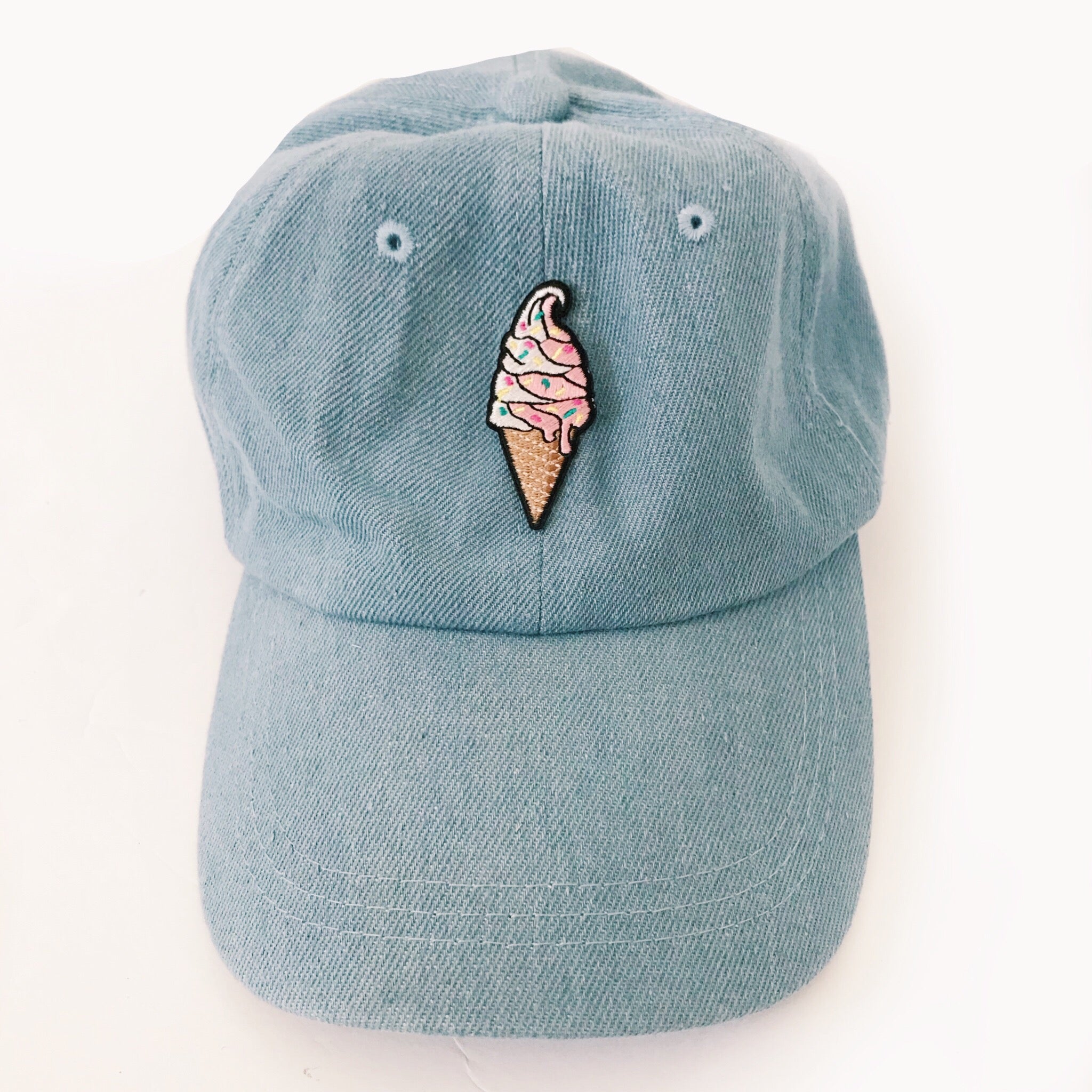 Ice Cream Embroidered Baseball Cap 