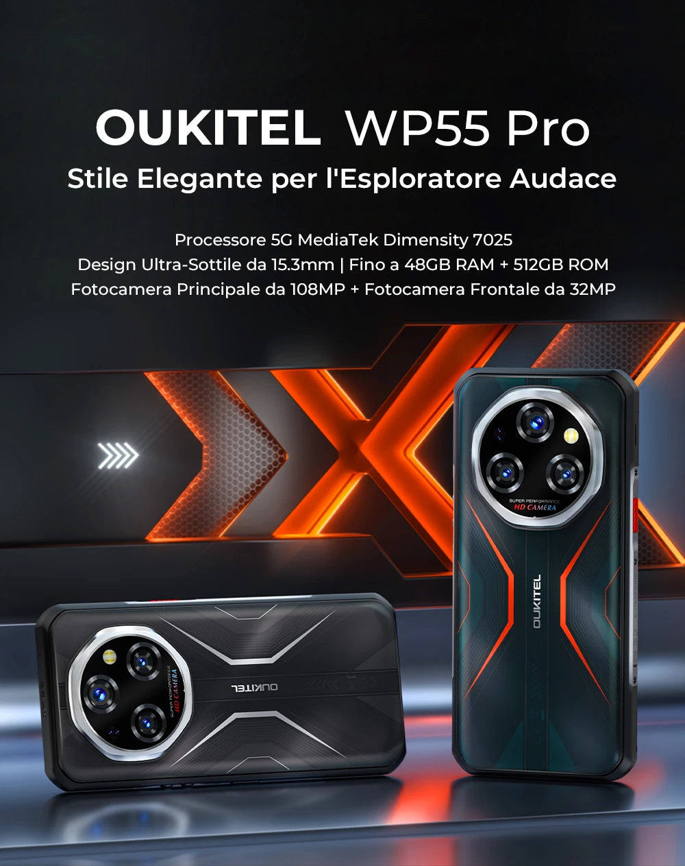 Oukitel WP55 Pro Italian mobile visual
