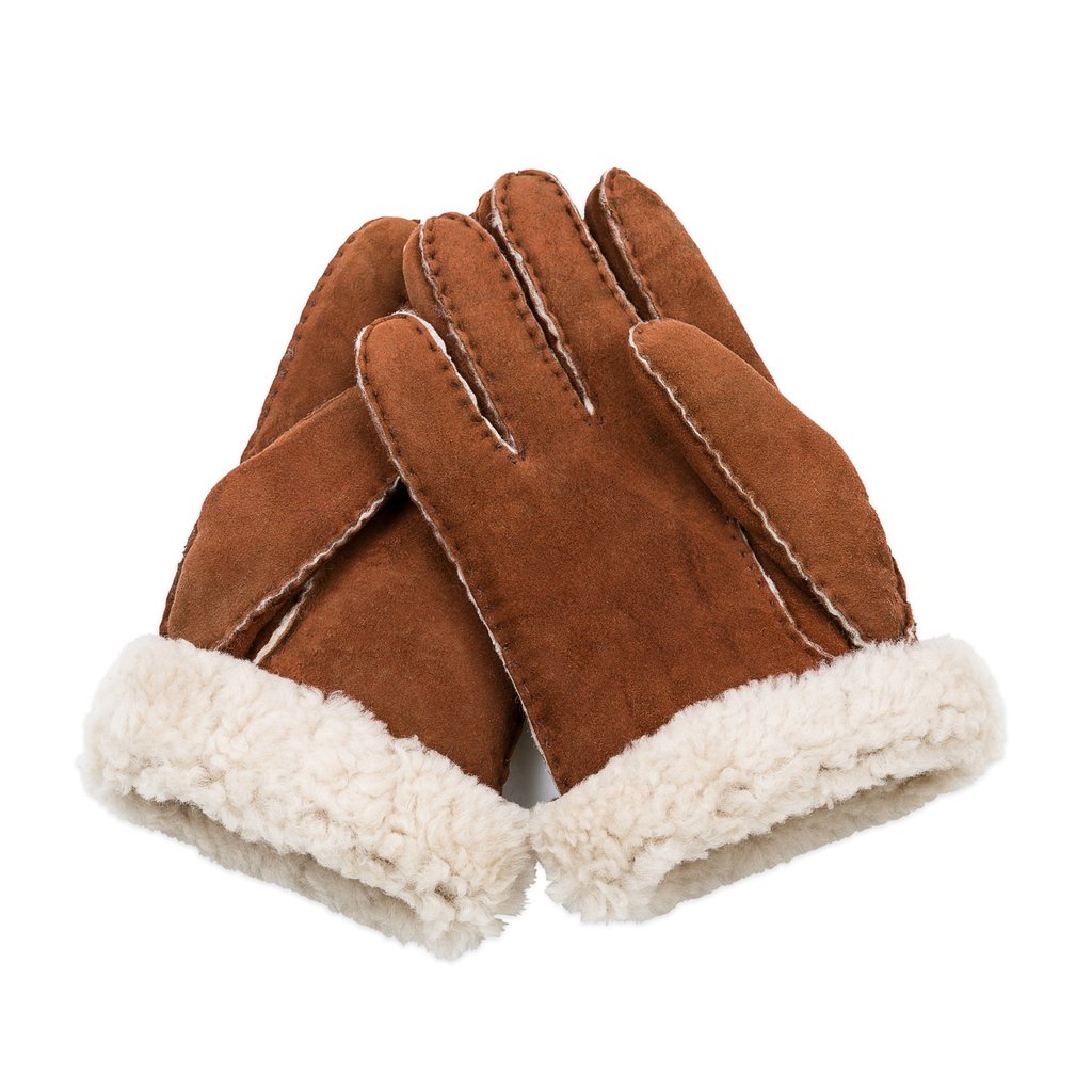 udeshi natural shearling gloves