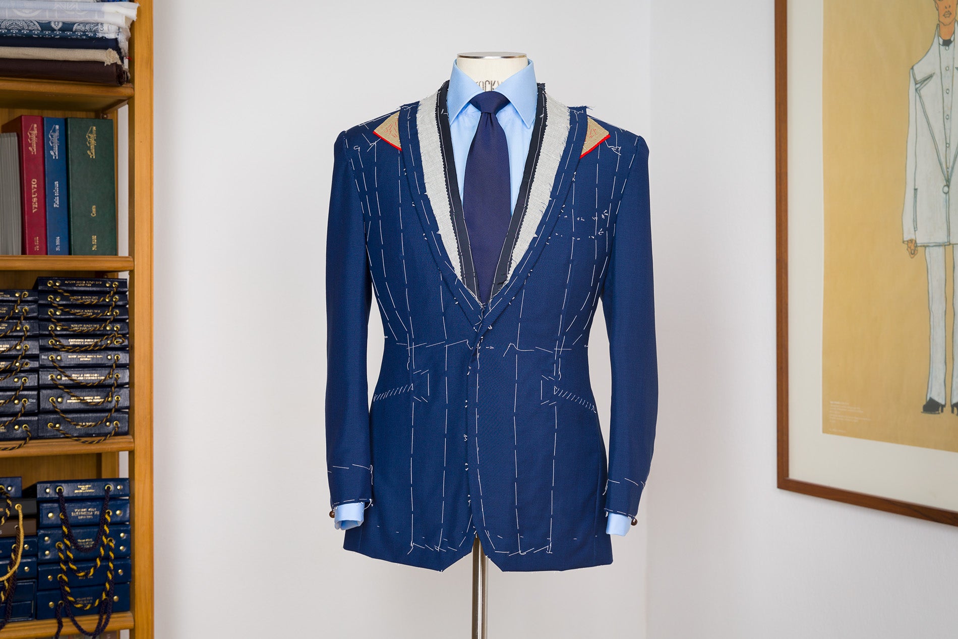 Udeshi basted bespoke jacket