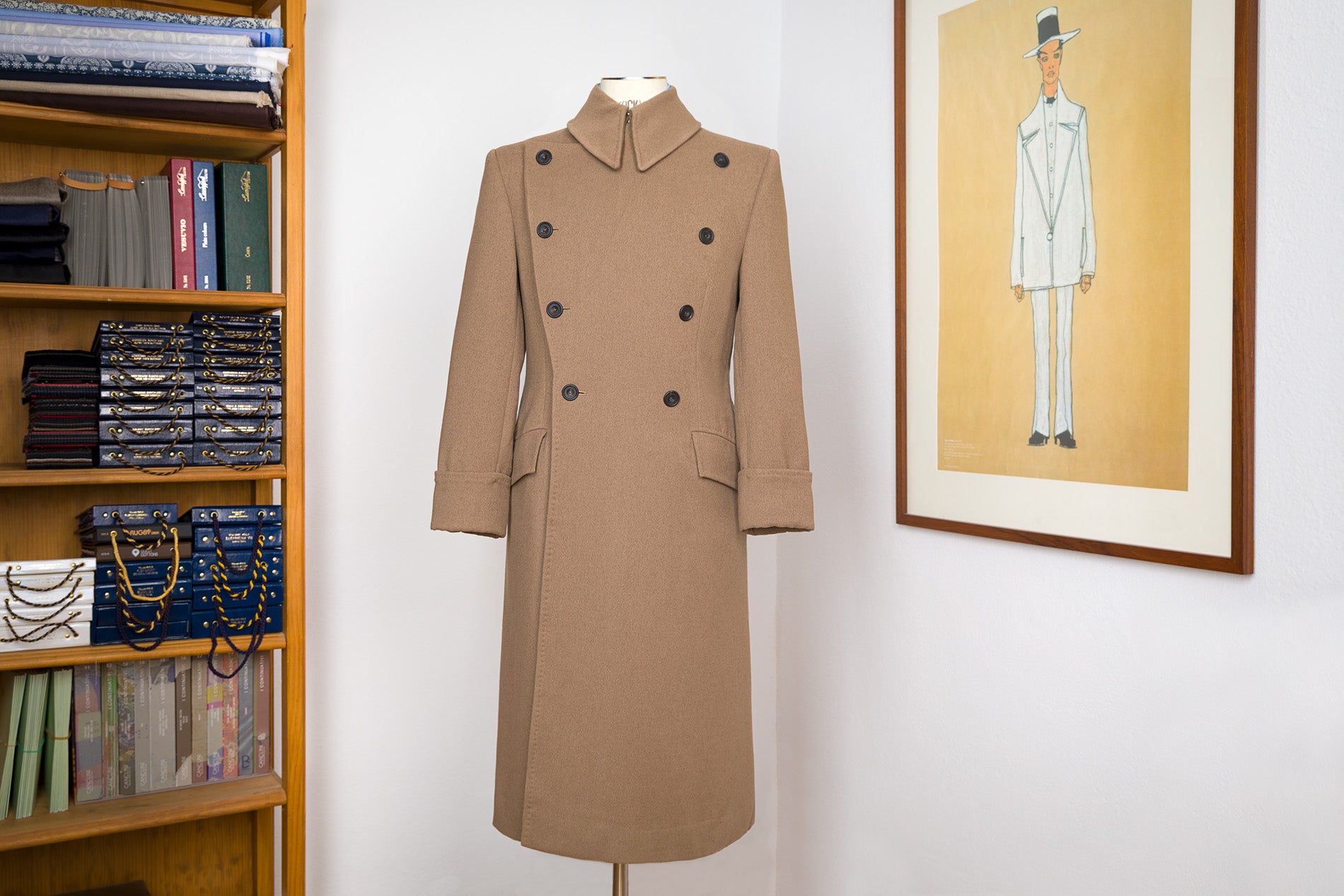 Great coat in udeshi atelier