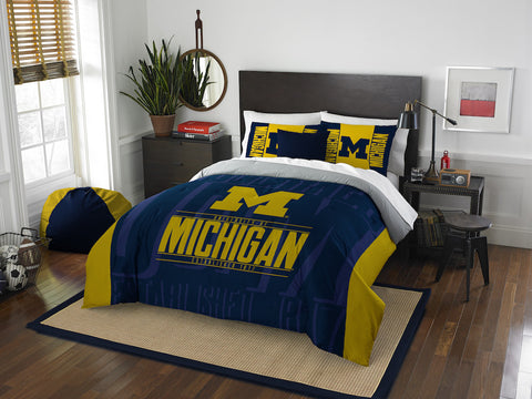 michigan wolverines bathroom decor