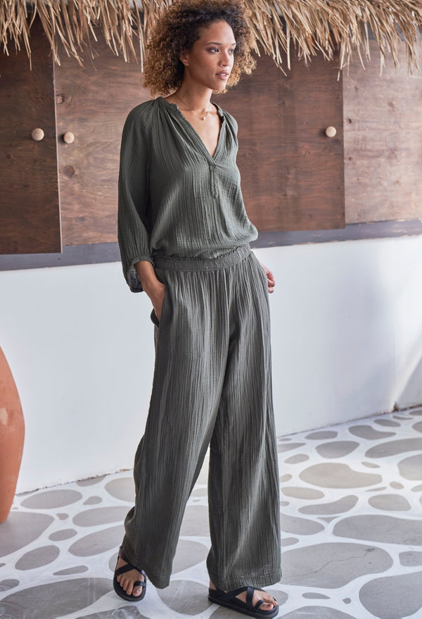 Kit Gauze Palazzo Pant