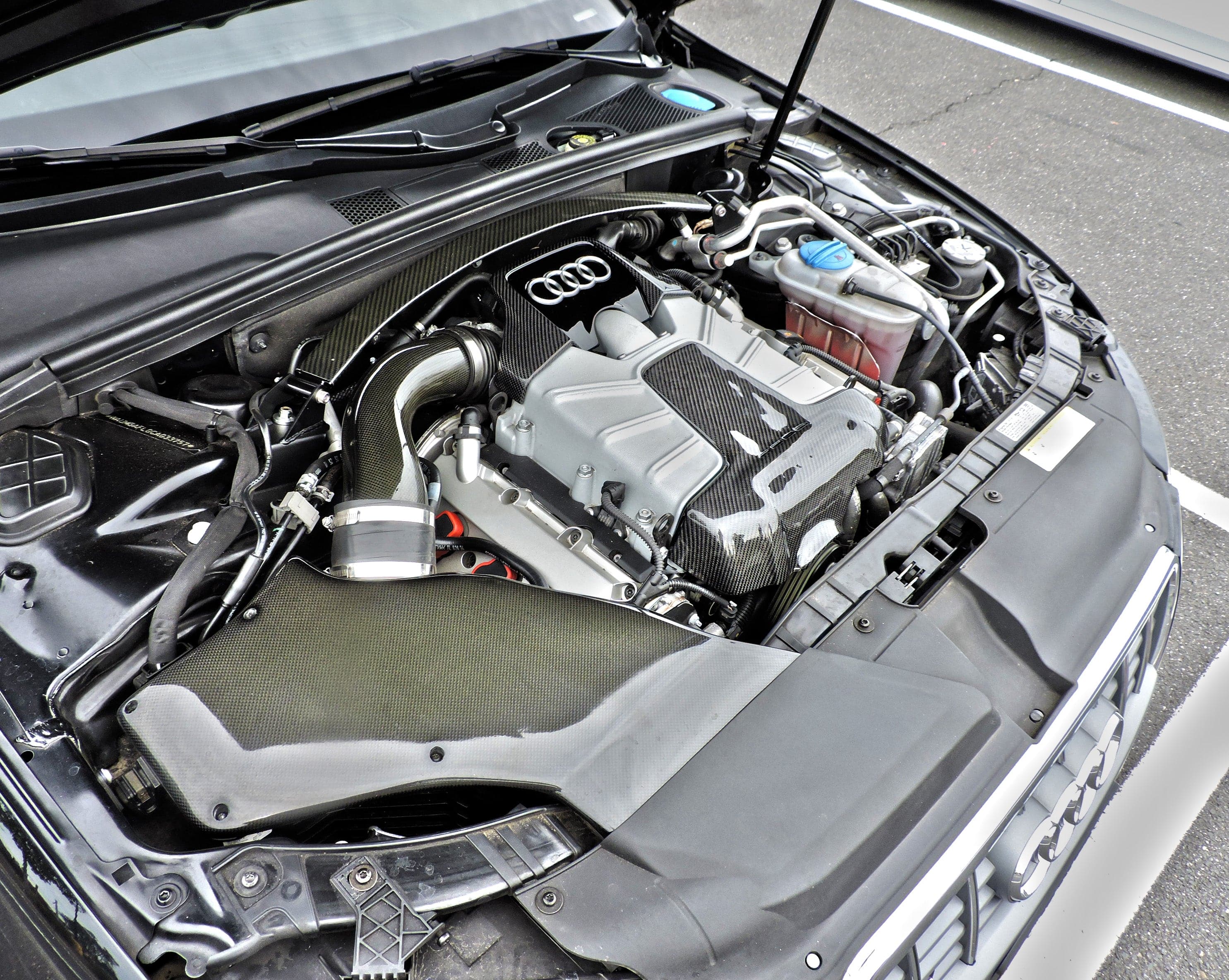 Audi S4 Carbon Fiber Engine Cover Sean's B8 S4